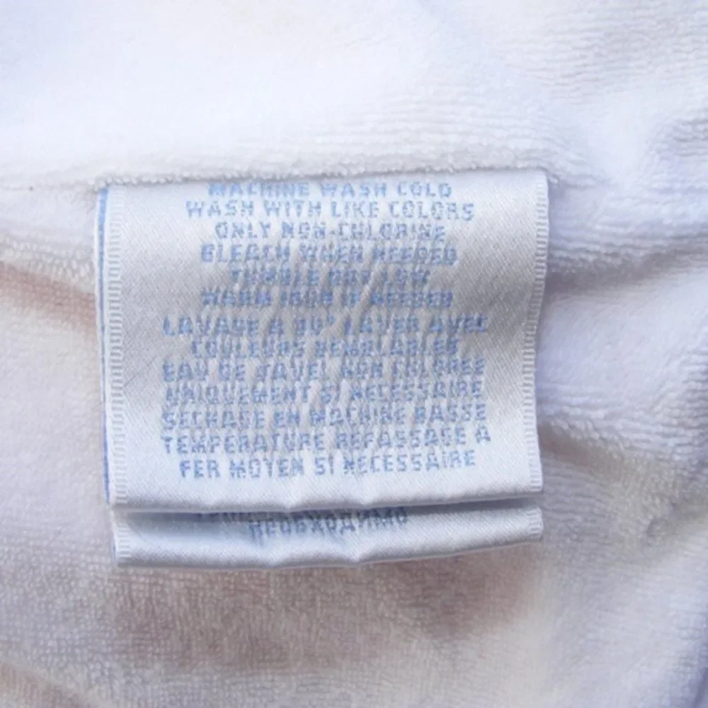 RALPH LAUREN 9M Hoodie, RL & Co, Pink Stripes/White Terry, Zipper, Pockets
